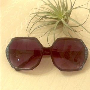 BETSEY JOHNSON Jade Tortoise UV Sunglasses